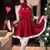 JinXiao Colección SexyNavideña Lencería Coqueta y Seductiva Puro Deseo QQNY Atuendo de Chica Conejita Caliente y Atractivo