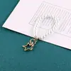 Bolso de Perlas Artificiales Cadena de Perlas Cadena Corta Llavero Cadena Colgante Funda de Teléfono Móvil Llavero Colgante Decorativo Pequeños Accesorios de Joyería