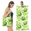 Mochila Portátil para Toalla de Playa Plegable, Bolsa de Almacenamiento Portátil para Toallas de Baño, Bolsa Esencial para Toallas para Actividades Acuáticas, Dos en Uno