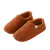 Venta Caliente Transfronteriza Europea y Americana Invierno Suela Suave Tacón Completo Algodón Hombres y Mujeres Silenciosas de Interior Zapatillas de Algodón Amazon Espuma de Memoria