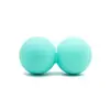 Bola de massagem, bola de massagem fitness, para relaxamento muscular do ombro, pescoço, cintura e pernas, massagem nos pés, bola de yoga em formato de amendoim para saúde e bem-estar