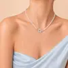 Colar Estrela de Cinco Pontas para Mulheres no Verão Design de Nicho Corrente de Estrela Luxo Leve Simples Estrela dos Desejos Corrente de Clavícula