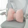 Almohada de Sofá con Lazo de Color Sólido Almohada de Sofá Moderna Simple para Sala de Estar Almohada Decorativa para Dormitorio