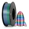 Consumibles para impresión 3D PLA seda líneas de color mezclado bicolor/tricolor FDM seda multicolor degradado 1kg 1.75mm