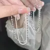 Pulsera Doble Capa de Arroz GYMPI Moda Lujo Ligero Diseño Simple de Nicho Sentido de Alta Gama 2024 Nuevo Brillante