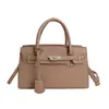 Bolsa de Mão Nova Estilo Primavera 2026, Aparência Sofisticada, Bolsa Feminina da Moda, Estilo Coreano Bolsa de Ombro Transversal Casual de Grande Capacidade