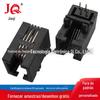 Conector de comunicação de rede soquete de fiação telefônica RJ45 soquete de rede RJ45-6P4C soquete de furo único