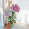 Simulación de Ventana Flor Peonía Arreglo a Gran Escala para Eventos Decoración de Escenario Accesorios para Sesión Fotográfica Ramo de Flores Falsas de Peonía Brillante