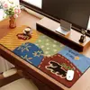 Alfombrilla de ratón de tela temática de animales estilo americano, alto valor estético, resistente a la suciedad, fácil de limpiar, tapete para escritorio de oficina, protector de escritorio de computadora