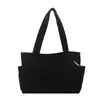 2026 Nueva Moda de Pana Gran Capacidad Versátil Bolso de Hombro para Viajes Cotidianos Nicho Simple Casual Bolso Tote