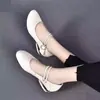 Zapatos de Piel Suave con Punta Redonda y Boca Baja, Estilo Nuevo Primavera 2026, Zapatos para Mamá con Hebilla de Una Correa para Mujer, Cómodos Zapatos de Piel con Suela Suave