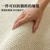 Alfombra de imitación sisal, no lavable, no suelta pelusa, adecuada para sala de estar, estudio de fotografía, dormitorio, mesita de noche, mirador, sesión de fotos, resistente a los arañazos de gatos, resistente al desgaste