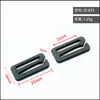 Fivela Plástica Fina em Forma de 9 Gancho para Roupas Bagagem Acessórios de Fivela Correia de Ajuste para Mochila Escolar Fivela Plástica Plana em Forma de Nove