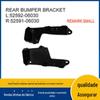 52592-06030 52591-06030 é adequado para o cartão de fixação do suporte do para-choque traseiro do Toyota 18 Camry