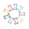 Hebilla para Mochila de Montañismo al Aire Libre, Llavero de Mochila Colorido, Hebilla Colorida en Forma de Hueso, Aleación de Aluminio Multifuncional para Montañismo al Aire Libre