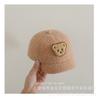 Gorra de oso bebé de otoño e invierno, linda gorra de béisbol de ala corta para niños y niñas, gorra de béisbol para niños, moda de invierno