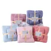 Venta al por mayor del fabricante Toalla Gruesa de Terciopelo de Coral Juego de Toallas de Baño para el Hogar Color Sólido Suave Absorbente Secado Rápido Toalla de Playa