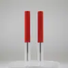 Em Estoque Tubo de Máscara de Cílios Vermelho/Vermelho Rosa Porta-Caneta Fosco Tubo Plástico Transparente Material de Embalagem Cosmética Venda Direta da Fábrica