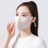 Máscara de Proteção Solar de Verão Nova, Respirável e Anti-UV, Máscara Facial de Seda Gelo para Mulheres, Adequada para Viagens ao Ar Livre, Respirável e Proteção Solar