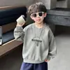 Sudadera de Otoño para Niños 2026 Nuevo Estilo Guapa de Moda Ropa de Otoño para Bebé Top Infantil Elegante Capa Base Moderna Niños Pequeños
