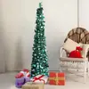 Decorações de Árvore de Natal com Bolinhas Verdes Venda Direta de Fábrica Transfronteiriça Novos Enfeites para 2025 Casa Sala de Estar Shopping