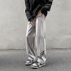 Pantalones Rectos Estilo Hong Kong para Hombre Otoño e Invierno Estilo Coreano Pantalones Casuales para Estudiante Marca de Moda Ins Sueltos Deportivos Pierna Ancha