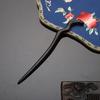 Suministro directo de fábrica de horquilla clásica de ébano, adorno retro de ébano, horquilla, accesorios antiguos para el cabello, horquilla para el cabello, un lote