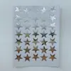 Suministro Directo de Fábrica en stock al por mayor pegatinas de estrella para estampado en caliente color rojo estrella de cinco puntas papelería pegatinas de recompensa para niños