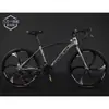 Bicicleta de Corrida de Estrada Marca Shanghai 700C com Freios a Disco de Velocidade Variável para Estudantes Homens e Mulheres com Guidão Curvo Aerodinâmico Metabo