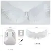 Asas de Pena Simuladas Buquê Decoração Asas de Anjo Arte Floral Conjunto Feito à Mão Materiais Cos Suprimentos para Floricultura DIY