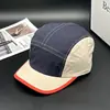 Gorra de Cinco Paneles Bloque de Color para Exteriores, Secado Rápido, Visera Corta, Ligera y Transpirable, Gorra de Béisbol para Mujer, Gorra con Visera para Protección Solar de Primavera y Verano