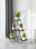 Estante para Flores Sala de Estar Moderno Sencillo Multicapa Colgante para Orquídeas Estante para Macetas de Interior Estante de Almacenamiento Multifuncional Estante de Metal Arte de Hierro