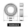 Material 420 Aço Inoxidável Rolamentos S6000ZZ S6001ZZ S6002ZZ S6003-2RS Rolamentos