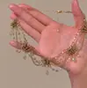 Colar de Corrente para Clavícula Feminino de Verão Novo Super Fada com Borboleta e Franjas de Miçangas, Design de Nicho, Artesanato Pesado, Estilo Doce e Cool