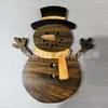 Novo produto transfronteiriço: Trenó do Papai Noel com Renas, um ornamento de Natal de madeira com luzes