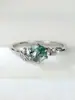 Anel de Celebridade da Internet, Prata Esterlina S925, Borda de Ágata Redonda, Ramo, Seis Garras, Vintage, Elegante, Luxo Leve, Anel Versátil