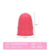 Atacado silicone pitting dedo manga de alta temperatura resistente antiestático borracha dedo manga superfície partícula pitting dedo manga protetora