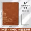 Cuaderno de cuero suave personalizable, se puede imprimir logo, grabar texto, cubierta y páginas interiores de agenda de negocios A5, hecho a medida a partir de imagen proporcionada