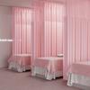 Cortina Médica Específica para Hospital, Cortina Divisoria para Salón de Belleza, Cortina Opaca de Privacidad para Centro de Salud, Cortina Ignífuga con Forma de U o L
