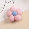 Flores de joyería de algodón creativas al por mayor Broches para ropa DIY Accesorios Flor de textil linda tridimensional Fábrica