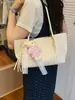 Bolso de axila de alta gama transfronterizo de nicho con patrón de diamante para mujer, nuevo bolso de hombro versátil para el día a día 2026, bolso tipo almohada de boliche