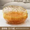Prato de Frutas de Luxo Leve de Alta Qualidade Plástico Pet Prato para Casa Sala de Estar Lanche Nozes Frutas Secas Prato para Caroço Prato de Lanche