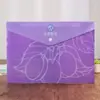 Bolsa de Documentos de Plástico PP Engrosado Transparente Personalizada Bolsa de Información con Velcro Bolsillo con Solapa para Tarjeta de Presentación Ranura para Tarjeta de Pantalón Logotipo Impreso con Patrón