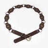 Retro Americana Hottie Remache Ojal Empalme Cinturón Ancho Personalizado Trendy Punk Hebilla Metálica Cinturón de Cintura Versátil