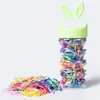 Gomas de pelo infantiles de colores, engrosadas, fuerte elasticidad, no se rompen, gomas de pelo desechables para atar el pelo, accesorios para el pelo de niña pequeña