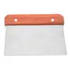 Cortador de fideos de acero inoxidable, cortador de masa manual, cortador de harina, cuchillo plano, espátula para crema, cortador de jabón para hornear