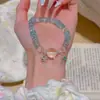 Serie de Pulseras de Cristal: Lujo Ligero, Nicho, Diseño de Alta Gama, Dulces y Versátiles, Pulseras Exquisitas y Elegantes