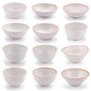 Cuenco pequeño de resina de melamina imitación porcelana cuenco para arroz cuenco para sopa vajilla creativa japonesa restaurante olla caliente restaurante barbacoa cuenco para condimentos comercial