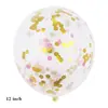 Amazon Globos Transparentes de Confeti y Brillantina de 12 Pulgadas Redondos Transparentes con Confeti de Colores Decoración de Cumpleaños