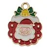 Conjunto de 30 Acessórios de Esmalte de Natal para DIY: Papai Noel, Boneco de Neve, Sino, Rena, Pingentes de Pulseira, Chaveiros